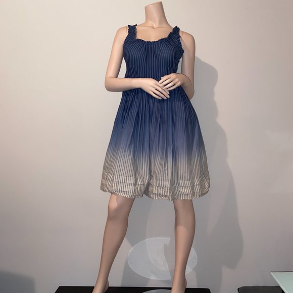 Converse Dresses & Skirts - CONVERSE ONE STAR BLUE/WHITE OMBRE DRESS - S